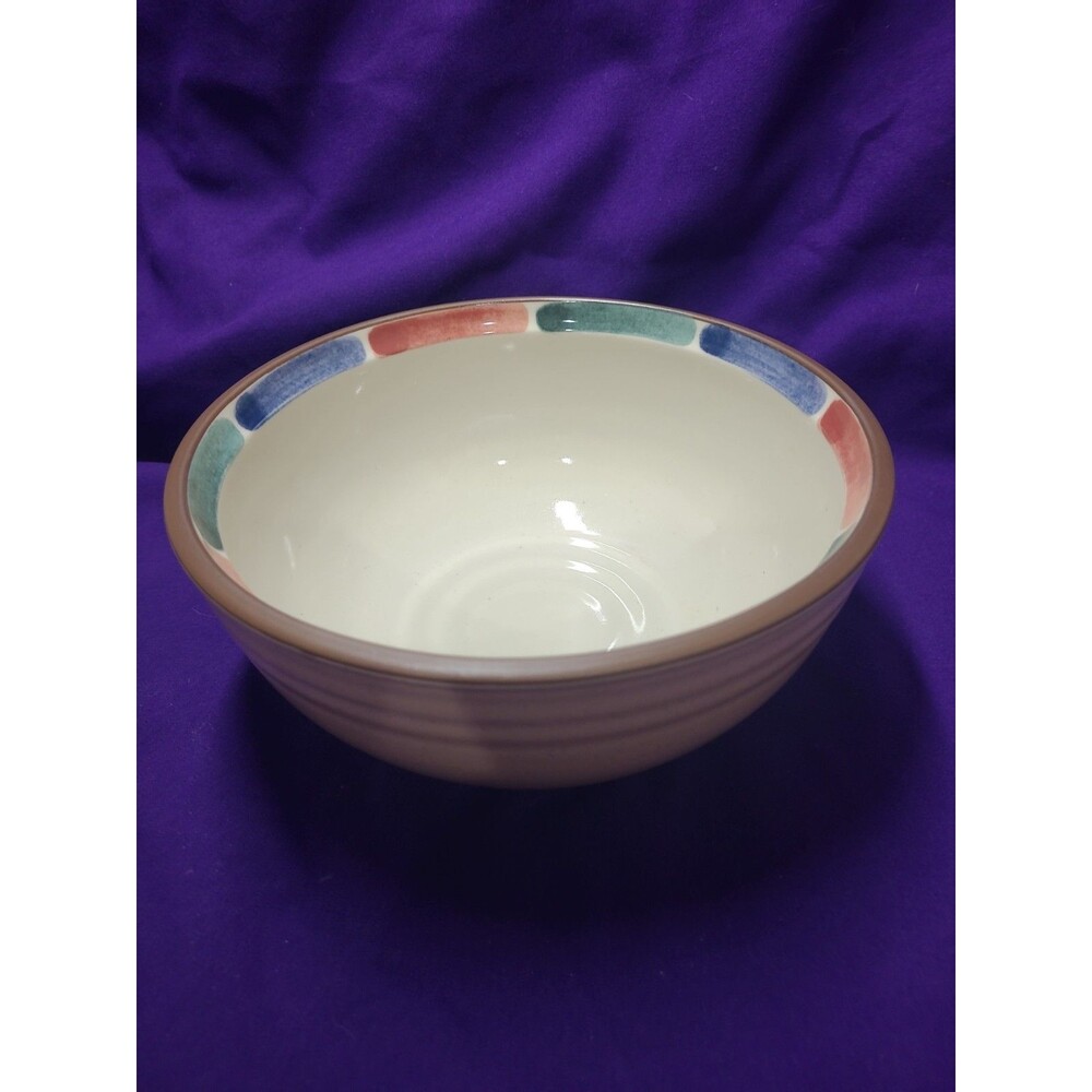 WARM SANDS Stoneware Serving Bowl 7.5" Vintage Noritake Japan Brush VGC!